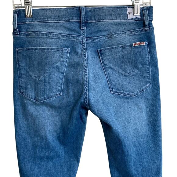 Hudson Midrise Tally Skinny Jeans Raw Hem Crop 28 - Excellent - Picture 14 of 16